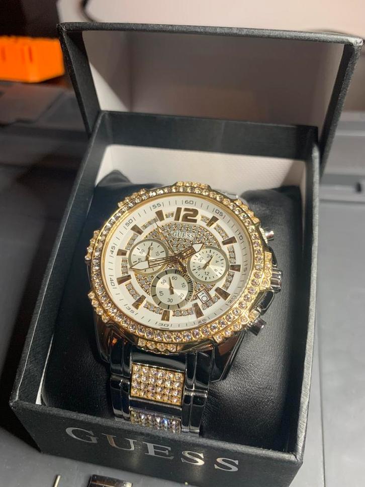 Guess Sport Chronograaf | Zo goed als nieuw, Handtassen en Accessoires, Horloges | Heren, Zo goed als nieuw, Polshorloge, Overige merken