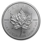 canada maple leaf 1 troy ounce zilveren munt 2014 setje  2, Ophalen of Verzenden, Zilver