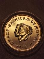 Monaco, 10 Francs 1966,Silver, Proof,RARE coins,1000 pieces, Enlèvement ou Envoi, Argent