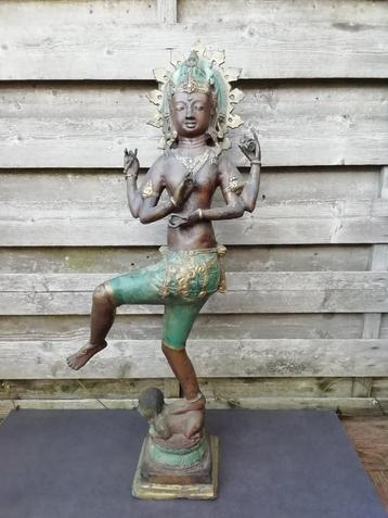 Bronzen beeld van Shiva Nataraja/ India/Azië/ 60 cm