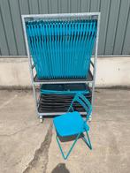 Klapstoelen blauw, Ophalen, Gebruikt