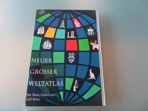Neuer Grosser Welt Atlas für heim, underricht und reise., Boeken, Atlassen en Landkaarten, Overige atlassen, Overige gebieden