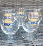 6 vierkante Ricard-glazen zonder merknaam, Verzamelen, Ophalen of Verzenden, Zo goed als nieuw