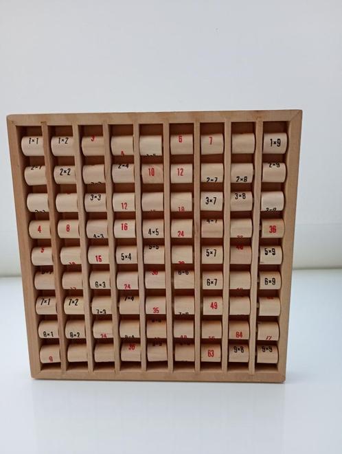 Boulier des tables de multiplication, Kinderen en Baby's, Speelgoed | Houten speelgoed, Zo goed als nieuw, Ophalen