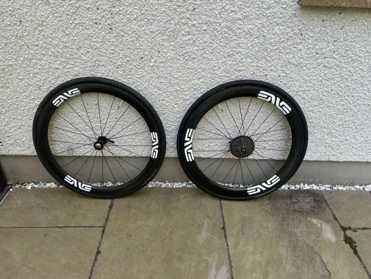 Enve 3.4 Chris King Rim Brake SRAM Xdr Qr Fitment Wielset, Fietsen en Brommers, Fietsonderdelen, Gebruikt, Ophalen of Verzenden