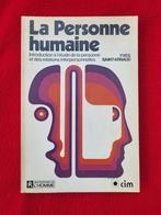 Livre de Yves Saint-Arnaud : La personne humaine, Ophalen of Verzenden, Zo goed als nieuw, Persoonlijkheidsleer