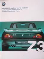 Brochure des BMW Z3 1.8 et 2.0 et 2.8 et M Roadster 1999, Enlèvement ou Envoi, BMW