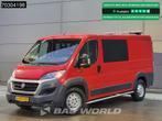 Fiat Ducato 130pk Dubbel Cabine L2H1 Trekhaak Airco Camera W, Auto's, Stof, Gebruikt, Euro 6, 3000 kg