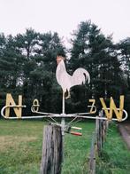 Curiosa vintage trash art windwijzer windhaan deco tuin, Ophalen, Gebruikt