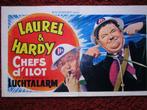 Affiche originale " LAUREL & HARDY, chefs d'îlot ", Verzamelen, Posters, Ophalen of Verzenden, Zo goed als nieuw