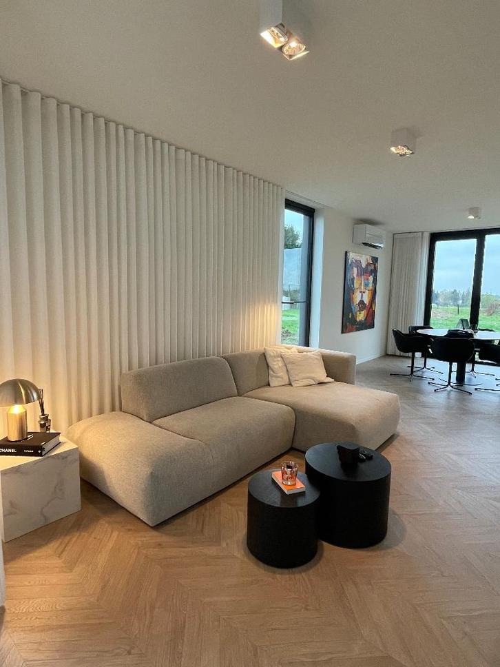 Zetel, Huis en Inrichting, Zetels | Zetels, Zo goed als nieuw, Hoekbank, Vierpersoons of meer, 250 tot 300 cm, 75 tot 100 cm, Stof