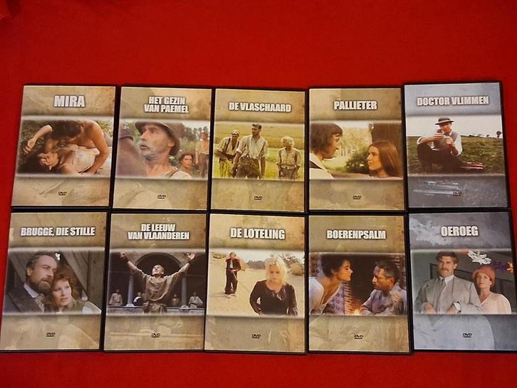 10 dvd's Vlaamse filmklassiekers in 1 pakket, Cd's en Dvd's, Dvd's | Nederlandstalig, Zo goed als nieuw, Film, Ophalen of Verzenden