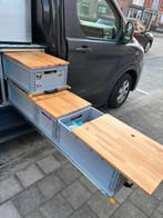 Schuifframe voor camper met incl 6 bakken, Ophalen, Zo goed als nieuw