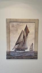 Afdruk schilderij op hout, Ophalen