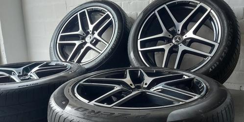 Mercedes GLE AMG breedset velgen 21 inch met Pirelli banden, Auto diversen, Autosport-onderdelen, Ophalen of Verzenden