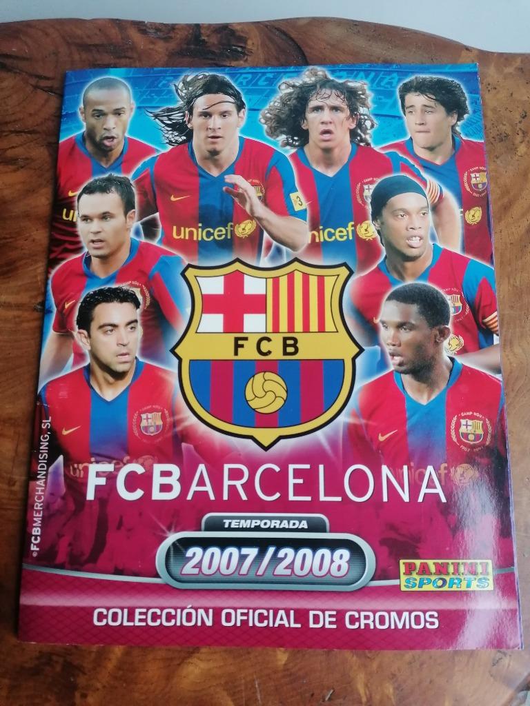 panini album complet neuf Barcelone 2007/2008, Collections, Autocollants, Comme neuf, Sport, Enlèvement ou Envoi