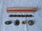 art deco armband en 4 broches, Handtassen en Accessoires, Antieke sieraden, Overige materialen, Armband, Ophalen of Verzenden