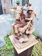 Heilige Joris zwaar hout, Antiek en Kunst, Ophalen of Verzenden