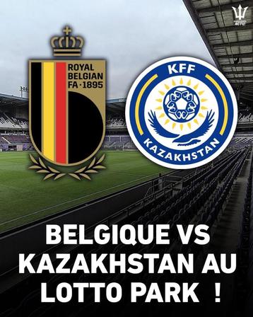 3 places Belgique – Kazakhstan (Coupe du Monde 2026) beschikbaar voor biedingen