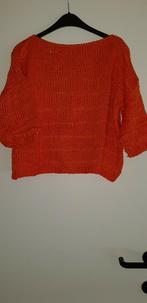 Handmade katoenen trui, Kleding | Dames, Oranje, Ophalen of Verzenden, Zo goed als nieuw