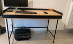 Bureau zwart - hout, Ophalen, Gebruikt, Bureau