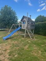 Boomhut Wickey Island, incl glijbaan en schommelbalk, Kinderen en Baby's, Speelgoed | Buiten | Speeltoestellen, Ophalen, Gebruikt