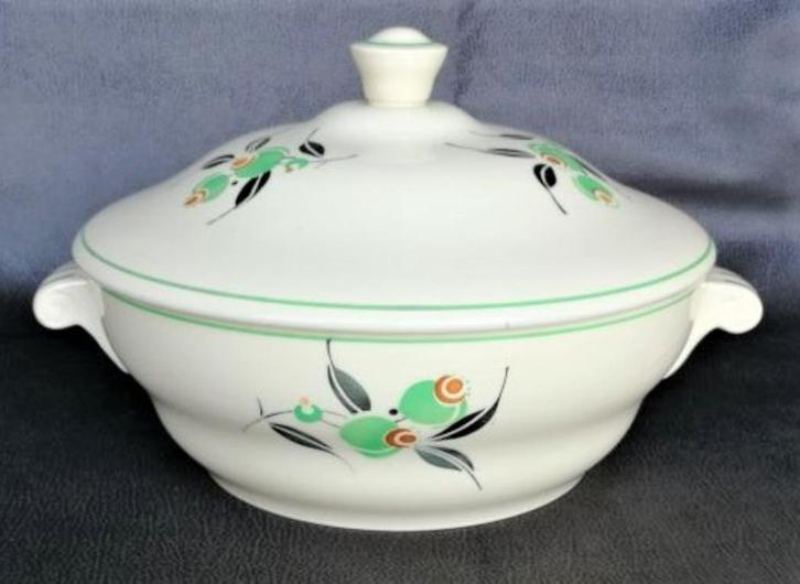 DEKSELKOM “Olivier” – Boch, Antiek en Kunst, Curiosa en Brocante, Ophalen of Verzenden