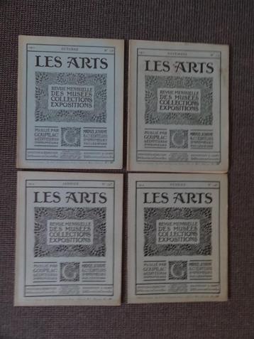 4 x les Arts nr 118, 119, 145 en 146 van1911 en 1914,128 blz beschikbaar voor biedingen