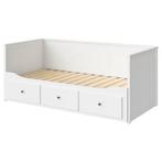Ikea Hemnes bedbank in wit in zeer goede staat, Ophalen, Verstelbaar, Wit, Zo goed als nieuw