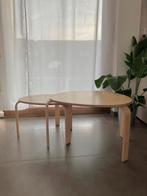 Ikea Set van 2 SVALSTA Bijzettafels Berkenfineer, Huis en Inrichting, Tafels | Salontafels, Ophalen, Gebruikt