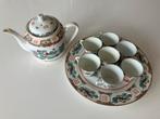 Theeservies met theepot, bord en 7 kopjes, Antiek en Kunst, Antiek | Servies compleet, Ophalen