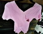 Damesblouse in de stijl „cache-cœur”, Ophalen of Verzenden, Nieuw, Maat 42/44 (L), Roze