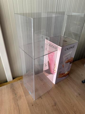Presentoir plexi transparent a donner, Enlèvement, Comme neuf