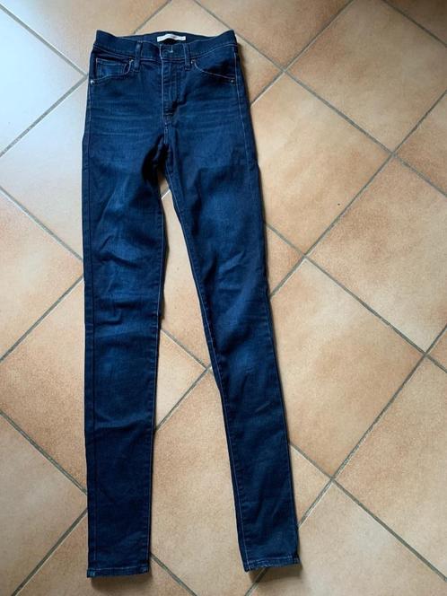 Levi's Jeans Mile High Super Skinny blauw overdyed W25 L32, Kleding | Dames, Spijkerbroeken en Jeans, Gedragen, W27 (confectie 34) of kleiner