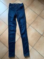 Levi's Jeans Mile High Super Skinny blauw overdyed W25 L32, Gedragen, Levi's, Blauw, W27 (confectie 34) of kleiner