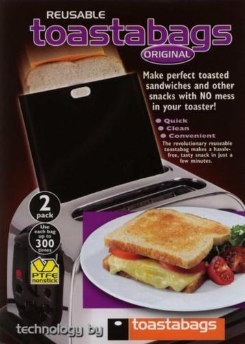 Lot Opruiming stock Toastabags Black Toaster Broodrooster  beschikbaar voor biedingen