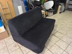 2-zits slaapbank IKEA, Ophalen, Zwart, 140 cm, Zo goed als nieuw