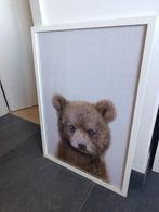 Cadres animaux deco 50*70 cm les 3 15 euros, Enlèvement, Utilisé, 50 à 75 cm, Bois