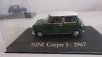 MINI COOPER "S" BRG/BLANC 1967.1/43 NEUVE,VITRINE RBA, Ophalen of Verzenden, Nieuw, Auto, Overige merken