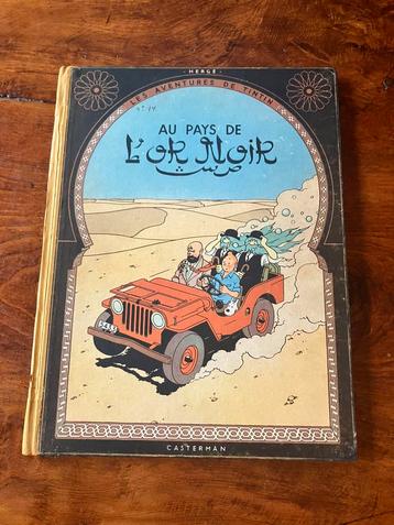 Tintin - Au Pays de l’Or Noir - EO 1950 beschikbaar voor biedingen