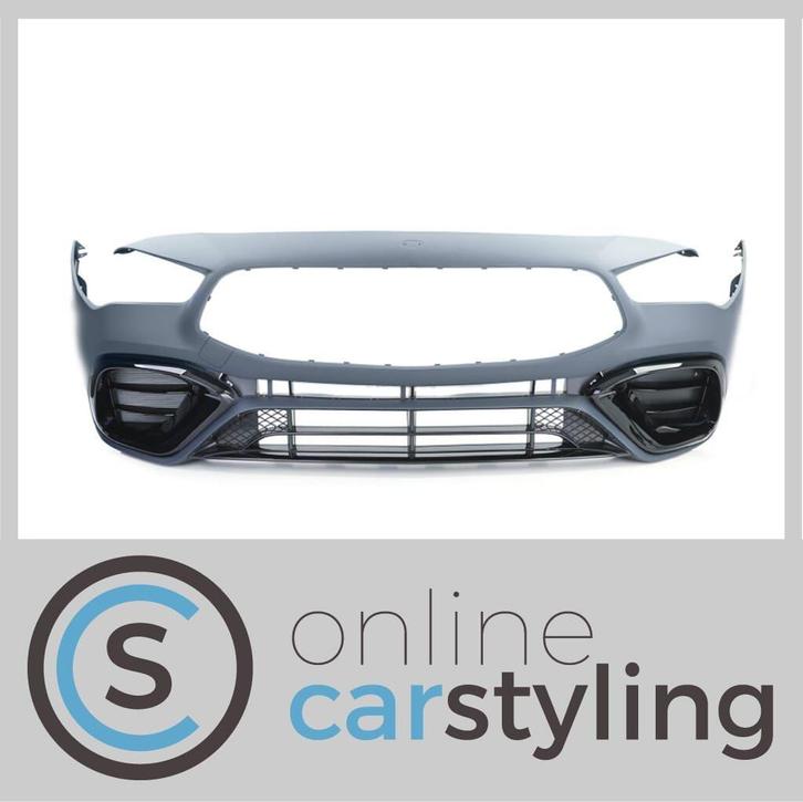 Voorbumper Mercedes CLA C118 / X118 Sport Style + Grill, Auto-onderdelen, Carrosserie, Bumper, Mercedes-Benz, Voor, Nieuw, Ophalen of Verzenden