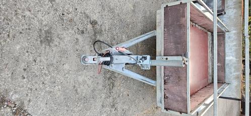 aanhangwagen dubbel as bakmaat 3m x 1,30m (zie omschrijving), Auto diversen, Aanhangers en Bagagewagens, Gebruikt, Ophalen
