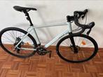 TRIBAN RC120 racefiets met schijfremmen (lichtgrijs), Fietsen en Brommers, 28 inch, Gebruikt, Aluminium, 15 tot 20 versnellingen