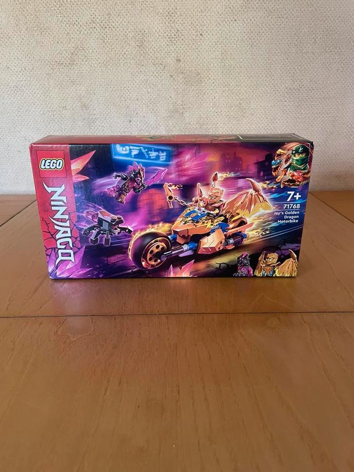 LEGO NINJAGO JAY’S GOLDEN DRAGON MOTORBIKE 71768 NIEUW, Kinderen en Baby's, Speelgoed | Duplo en Lego, Nieuw, Lego, Complete set