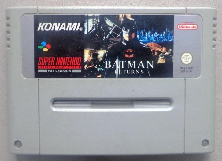 Batman Returns voor de Europese Super Nintendo, Consoles de jeu & Jeux vidéo, Jeux | Nintendo Super NES, Utilisé, Enlèvement ou Envoi