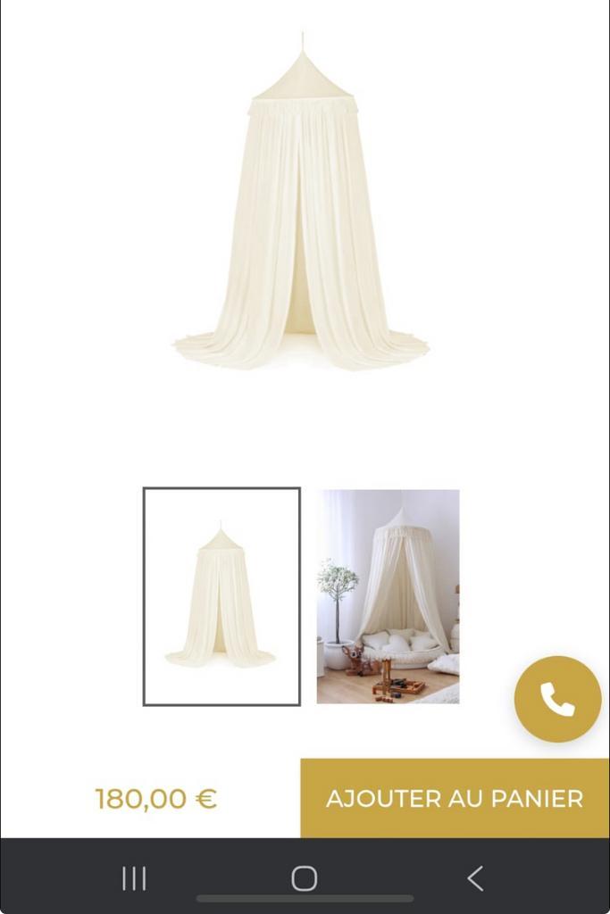 XXL bedhemel + speelkleed, Kinderen en Baby's, Kinderkamer | Inrichting en Decoratie, Zo goed als nieuw, Ophalen