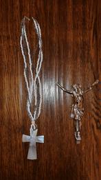 Ketting in ancre en verzilverd corpus, Antiek en Kunst, Antiek | Religieuze voorwerpen, Ophalen of Verzenden