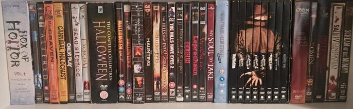 dvd's horror te koop, Cd's en Dvd's, Dvd's | Horror, Gebruikt, Boxset, Ophalen of Verzenden