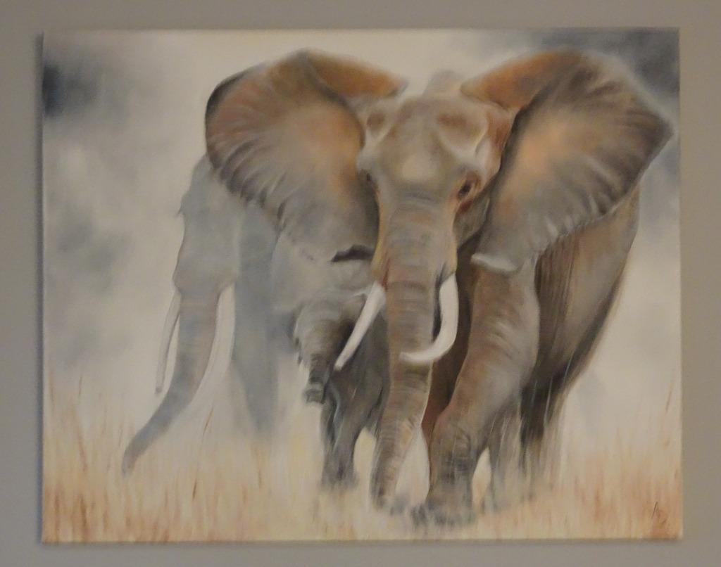 Peinture "La Savane", Enlèvement ou Envoi