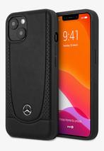 iPhone 15 backcase Mercedes-Benz zwart effen leder, Ophalen of Verzenden, Zo goed als nieuw